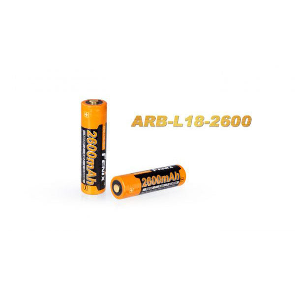 Fenix 18650 Rechargeable Battery ARB-L18-2600 – 2600mA