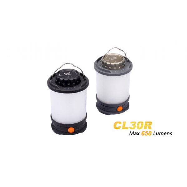 Fenix CL30R – 650 Lumens Rechargeable LED Lantern Black