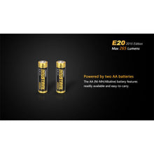 Fenix E20 – 265 Lumens LED Torch
