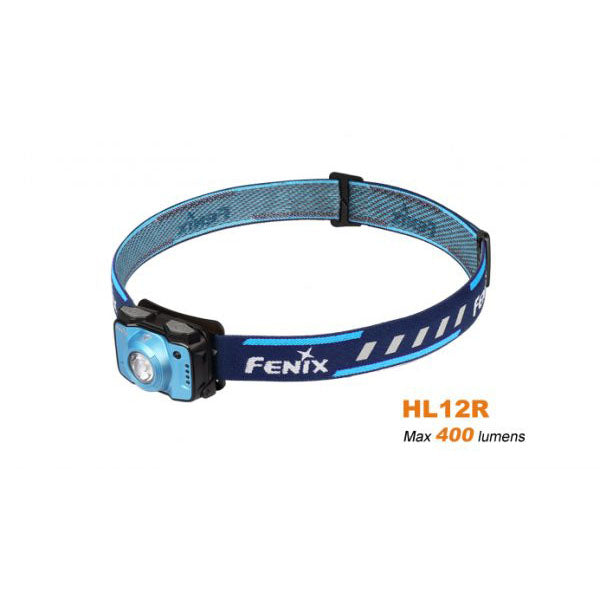 Fenix HL12R – 400 Lumens Rechargeable LED Headlamp – Grey