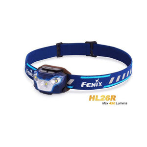 Fenix HL26R – 450 Lumens Rechargeable LED Headlamp – Blue