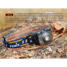 Fenix HL32R – 600 Lumens Rechargeable LED Headlamp – Blue