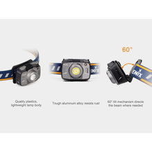 Fenix HL32R – 600 Lumens Rechargeable LED Headlamp – Blue