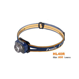Fenix HL40R – 600 Lumens Rechargeable LED Headlamp – Grey