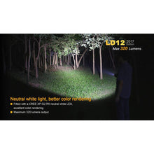 Fenix LD12 LED – 320 Lumens Torch Ver 2017