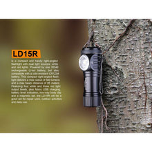 Fenix LD15R – 320 Lumens Rechargeable LED Torch