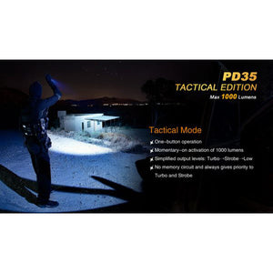 Fenix PD35 – 1000 Lumens Tactical LED Torch