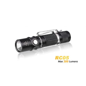 Fenix RC05 – 300 Lumens Rechargeable LED Torch