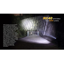 Fenix RC40 – 6000 Lumens Rechargeable LED Torch