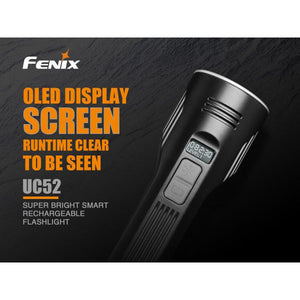 Fenix UC52 – 3100 Lumens Rechargeable LED Torch