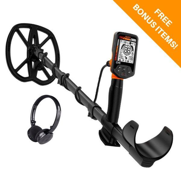 Quest q40 metal detector for coin and relic hunting and detecting