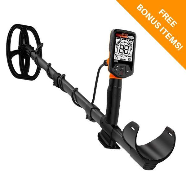 Quest q20 metal detector for coin and relic hunting and detecting