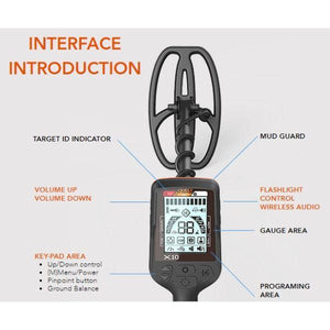Quest x10 metal detector for coin and relic hunting and detecting