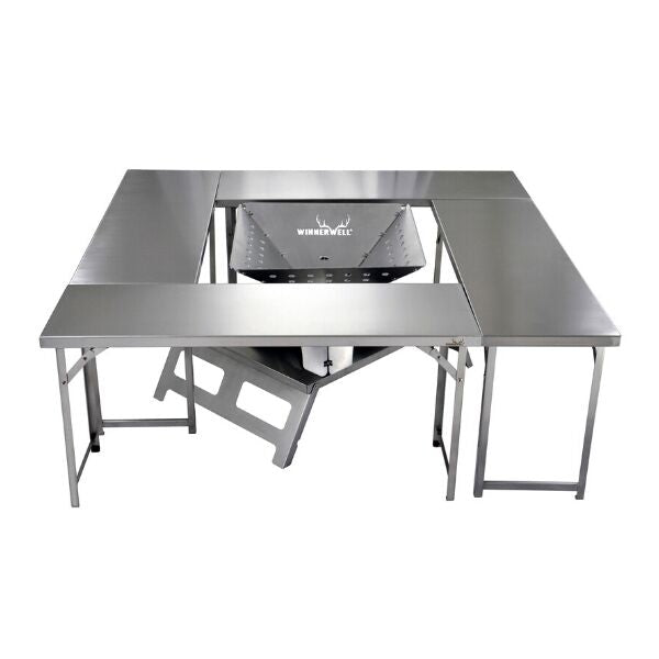 Steel camping hot sale table