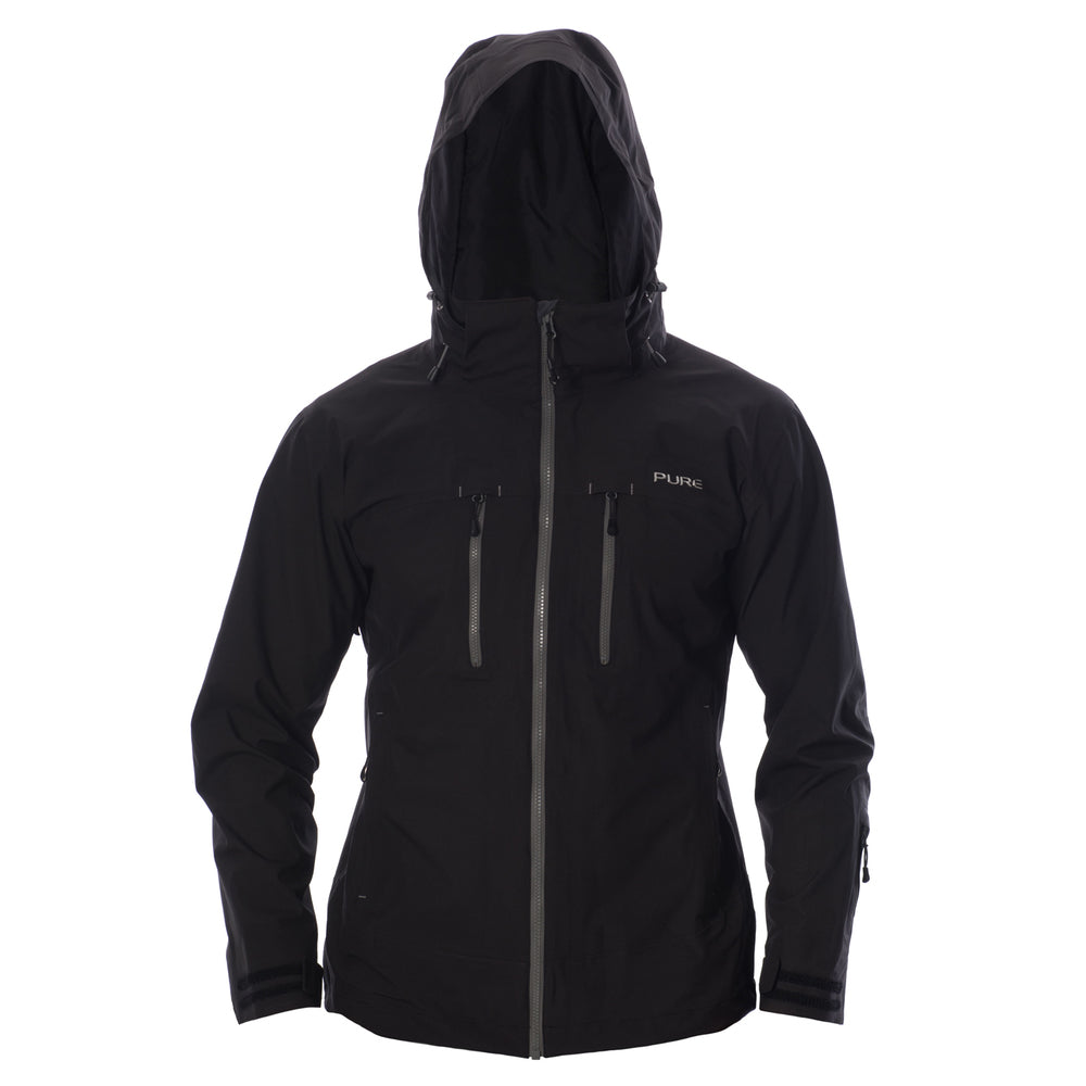 Pure Mountain Everest Men's 3 Layer Shell Jacket - Black