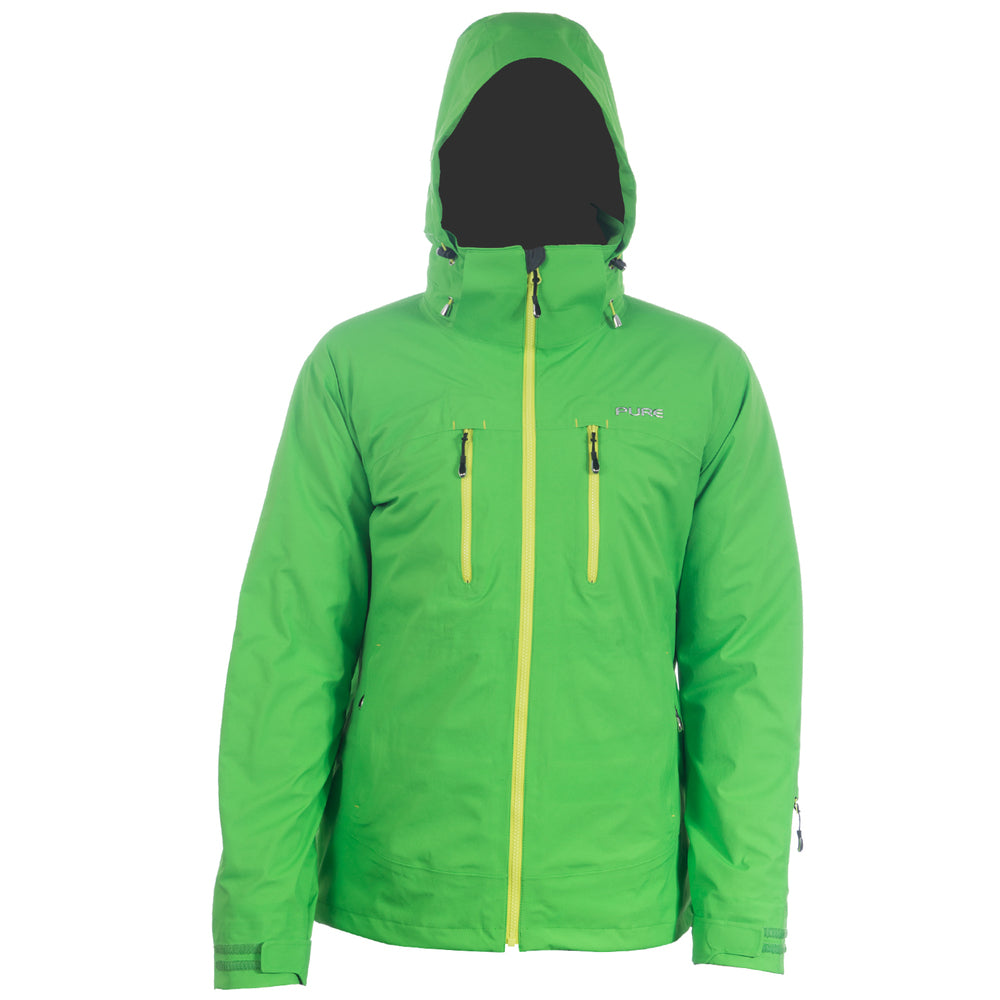 Pure Mountain Everest Men's 3 Layer Shell Jacket Green