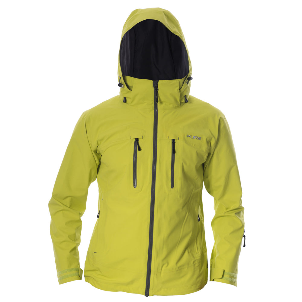 Pure Mountain Everest Men's 3 Layer Shell Jacket Lime