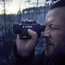 Pulsar Axion XM30 Hand Held Thermal Monocular in use